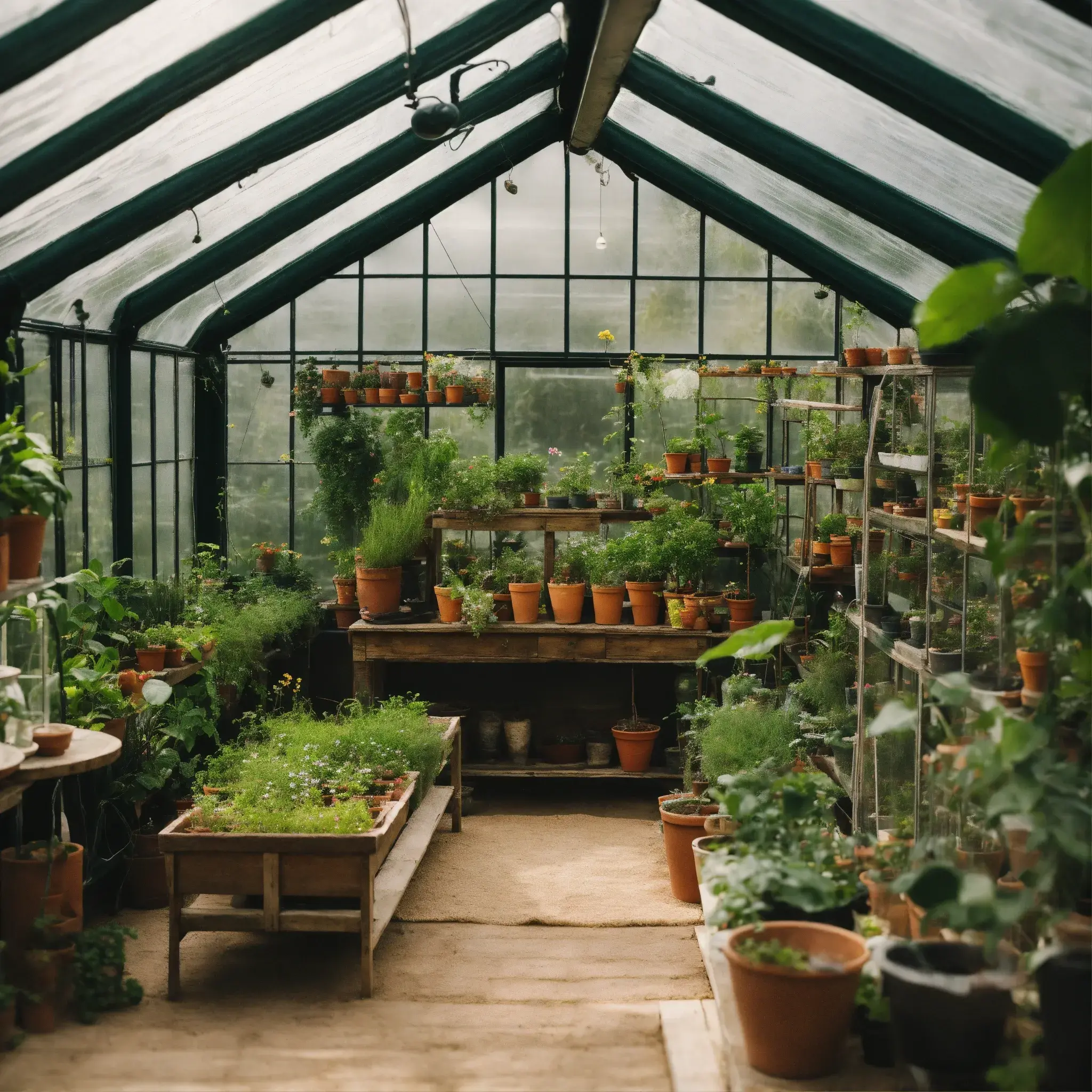 Peaceful garden corner with native Australian plants